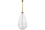 Baba Recycled Glass Floor Lamp - Clear-nkuku