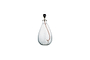 Baba Recycled Glass Lamp - Clear - Small Tall-nkuku