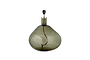 Baba Recycled Glass Lamp - Green - Large Wide-nkuku