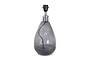 Baba Recycled Glass Table Lamp - Smoke - Small Tall-nkuku