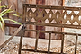 Bahula Decorative Iron Bench-nkuku