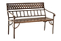 Bahula Decorative Iron Bench-nkuku