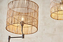 Banso Wicker Lampshade - Natural - Large-nkuku