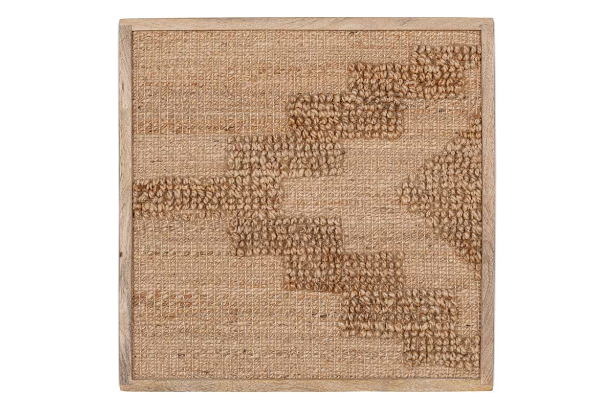 Bawal Hemp & Jute Wall Art - Natural-nkuku