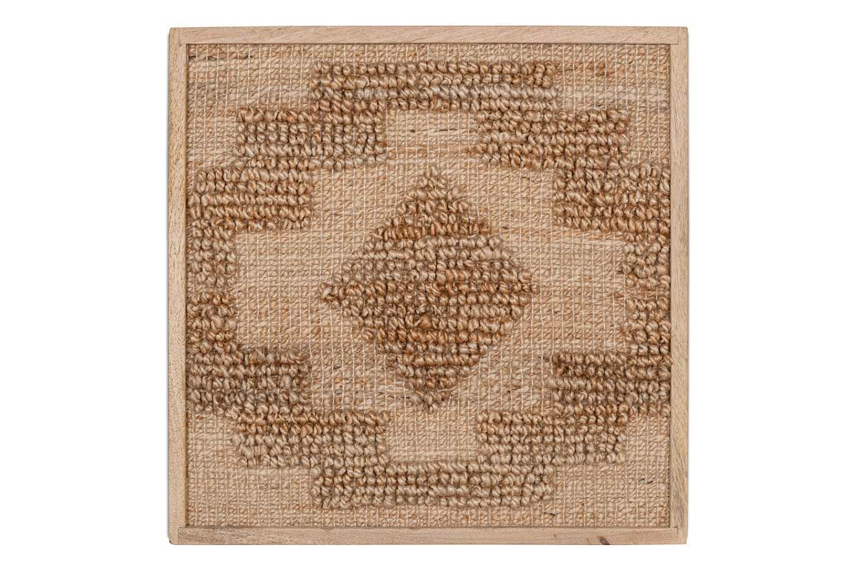 Bawal Hemp & Jute Wall Art - Natural-nkuku