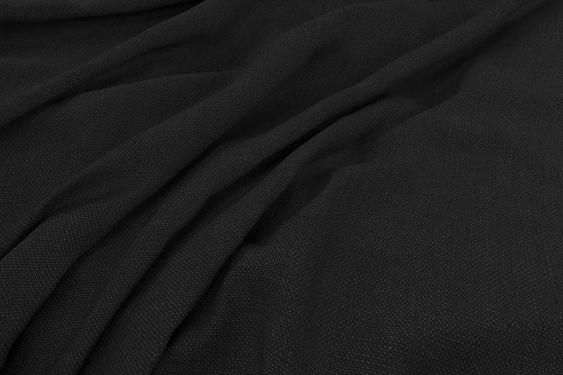 Brera Linen Fabric Swatch - Charcoal