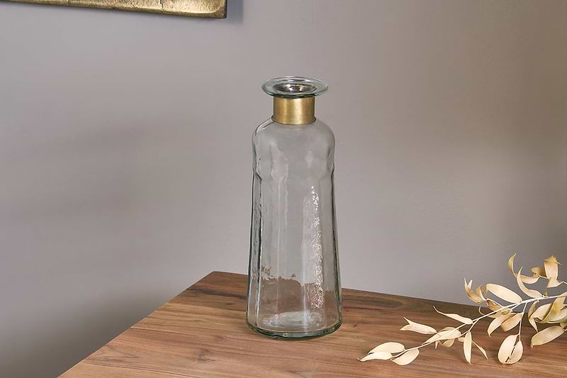 Chara Hammered Bottle - Decorative