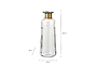 Chara Hammered Bottle - Decorative