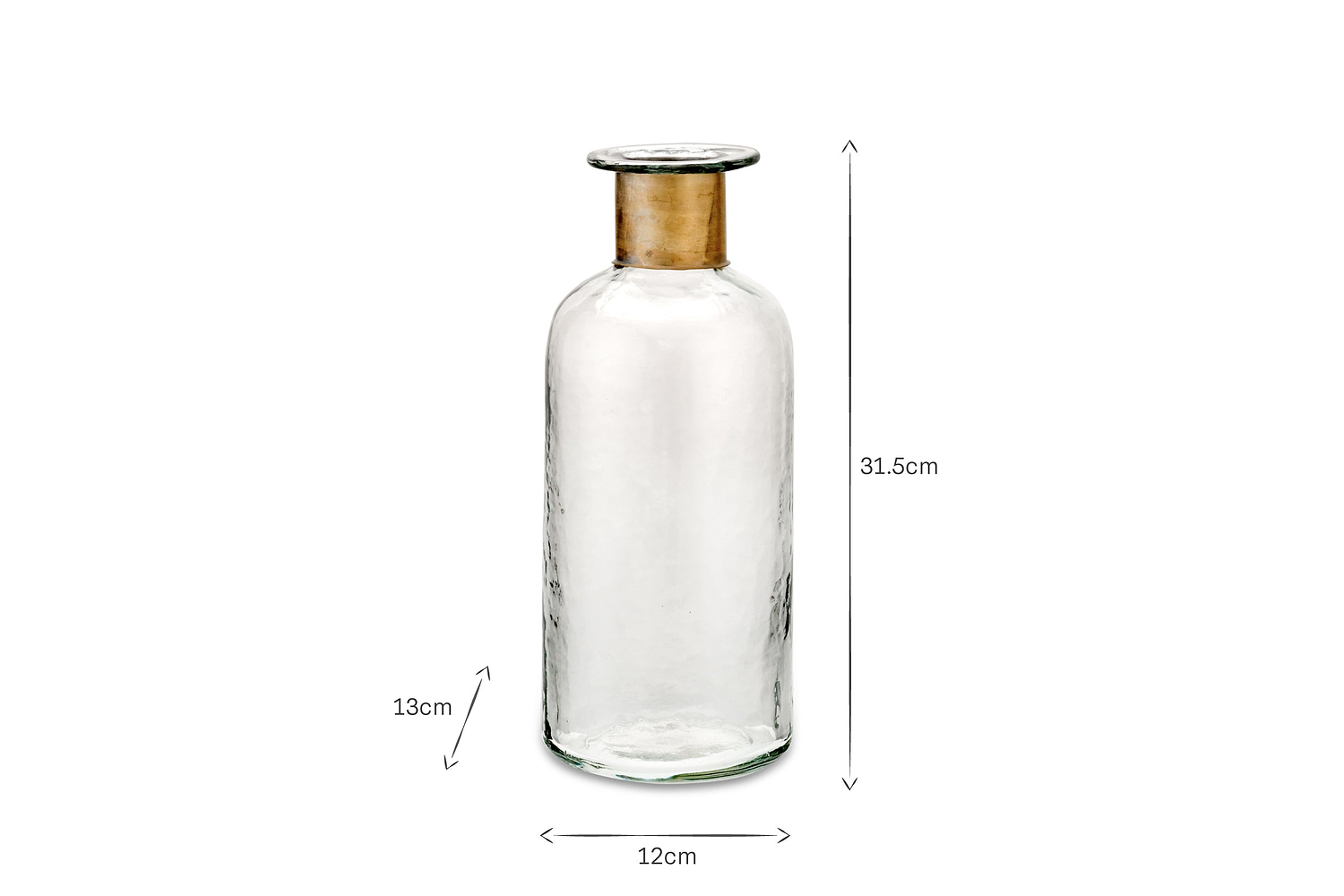 Chara Hammered Bottle - Hammered