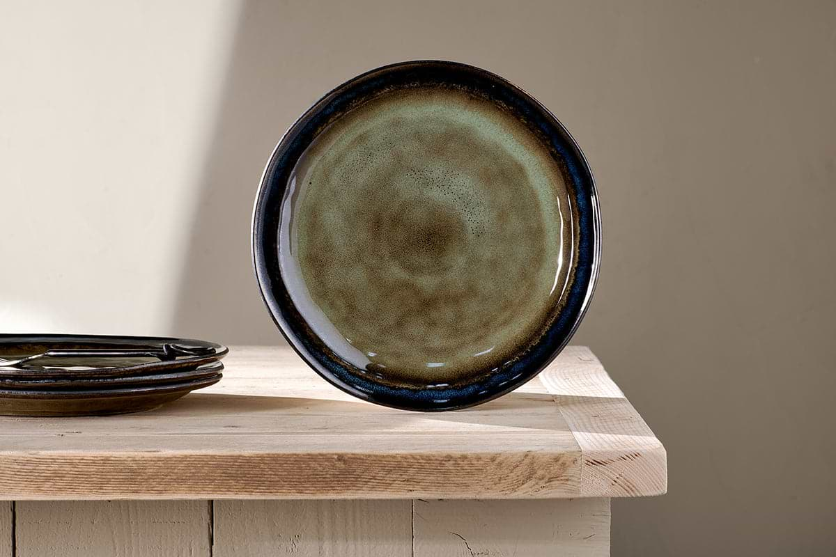 Cali Dinner Plate - Earth Blue-nkuku