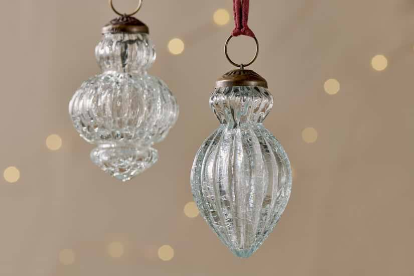 Calida Baubles - Clear Crackle (Set of 3)-nkuku