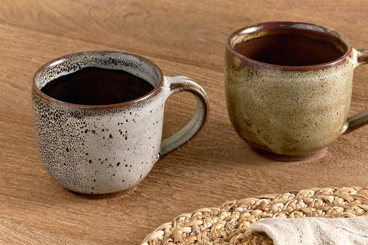 Cam Coffee Mug - Mocha (Set of 2)-nkuku