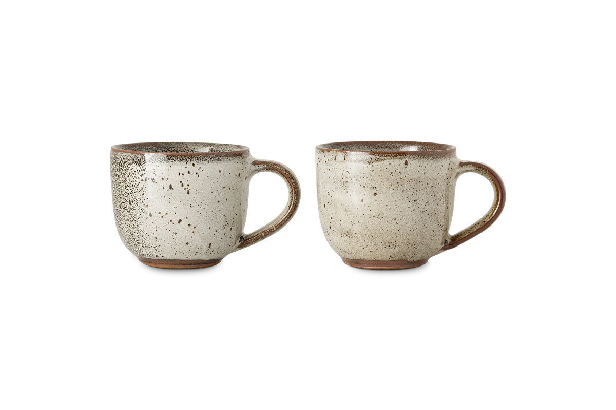 Cam Coffee Mug - Mocha (Set of 2)-nkuku