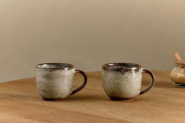 Cam Coffee Mug - Mocha (Set of 2)-nkuku