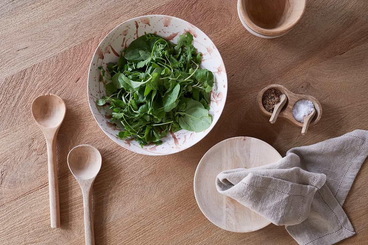 Canela Splatter Serving Bowl- Dusty Terracotta-nkuku