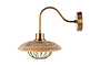 Chakai Mango Wood Wall Lamp - Natural & Antique Brass-nkuku