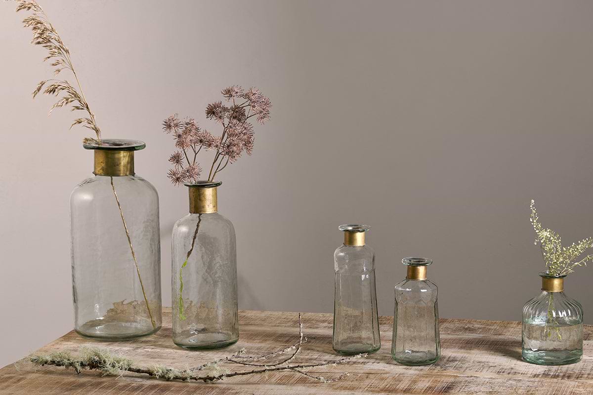 Chara Hammered Bottle - Decorative-nkuku