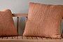 Deuli Linen Cushion Cover - Rust