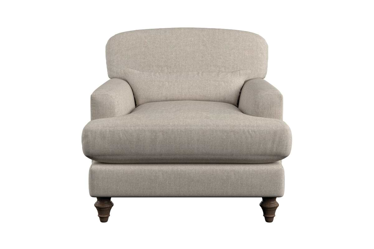 Deni Armchair - Brera Linen Charcoal