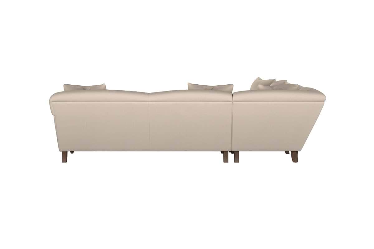 Deni Grand Corner Sofa - Recycled Cotton Airforce
