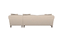 Deni Grand Right Hand Chaise Sofa - Recycled Cotton Mocha