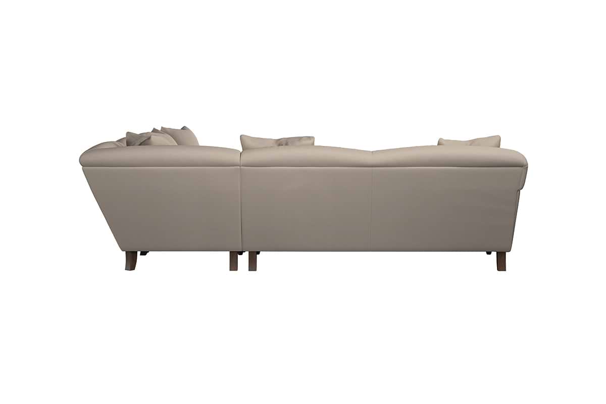 Deni Large Corner Sofa - Recycled Cotton Airforce