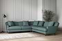 Deni Large Corner Sofa - Recycled Cotton Airforce