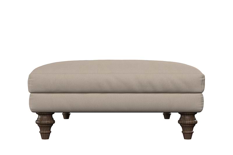 Deni Large Footstool - Recycled Cotton Fatigue
