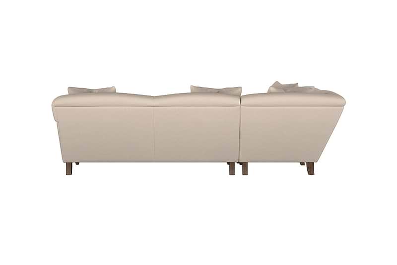 Deni Large Left Hand Corner Sofa - Recycled Cotton Navy