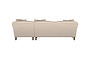 Deni Large Right Hand Chaise Sofa - Recycled Cotton Natural