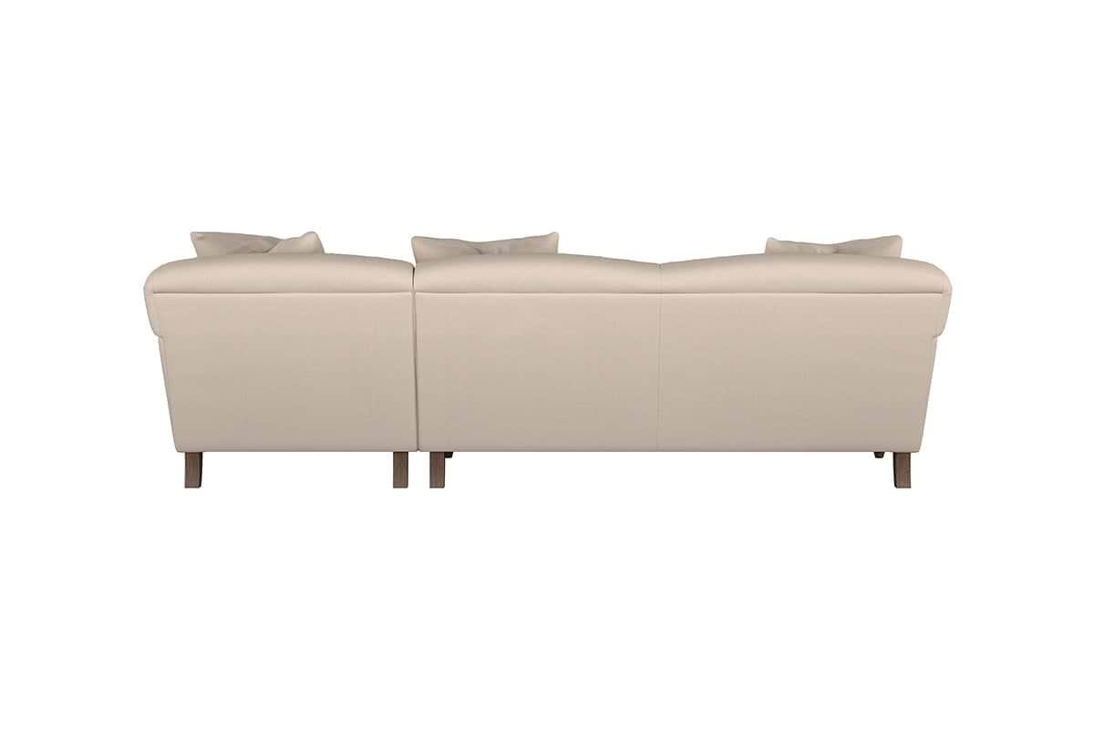 Deni Large Right Hand Chaise Sofa - Recycled Cotton Thunder