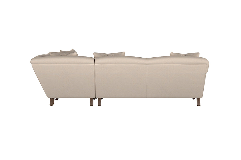 Deni Large Right Hand Corner Sofa - Recycled Cotton Lavender