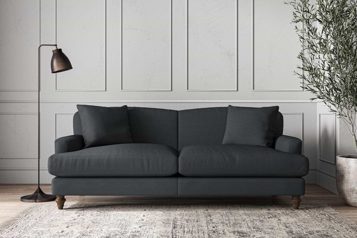 Deni Large Sofa - Recycled Cotton Thunder