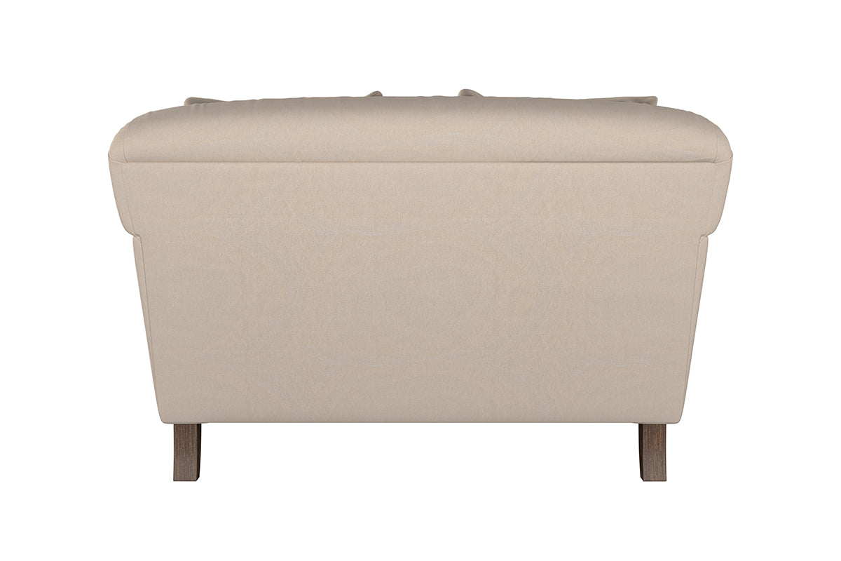 Deni Love Seat - Recycled Cotton Natural