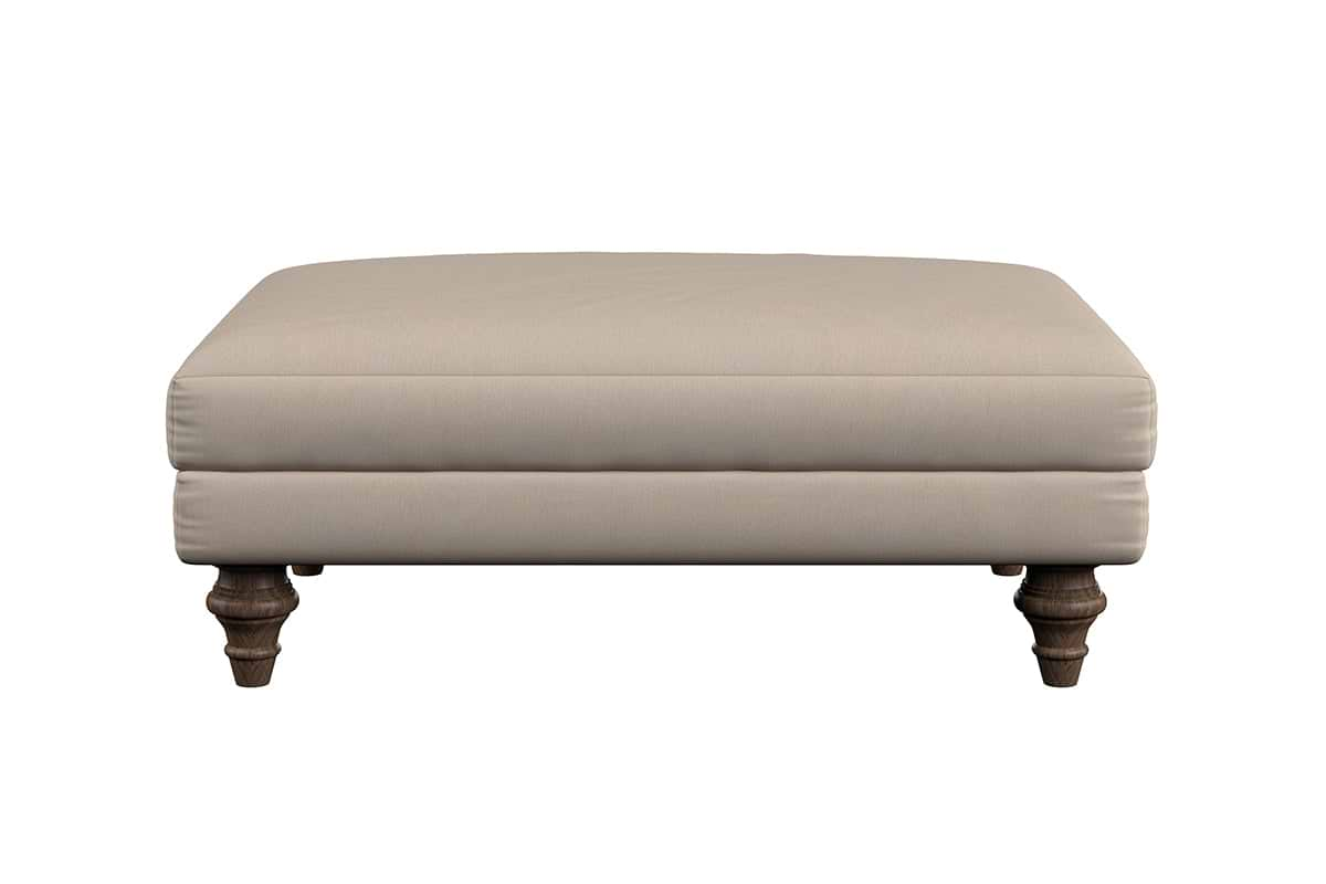 Deni Medium Footstool - Recycled Cotton Fatigue