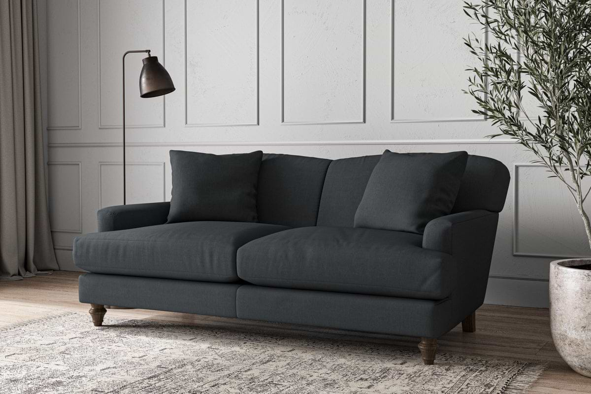 Deni Medium Sofa - Recycled Cotton Thunder