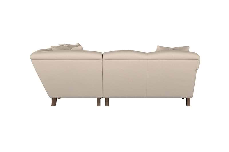 Deni Super Grand Left Hand Corner Sofa - Recycled Cotton Airforce