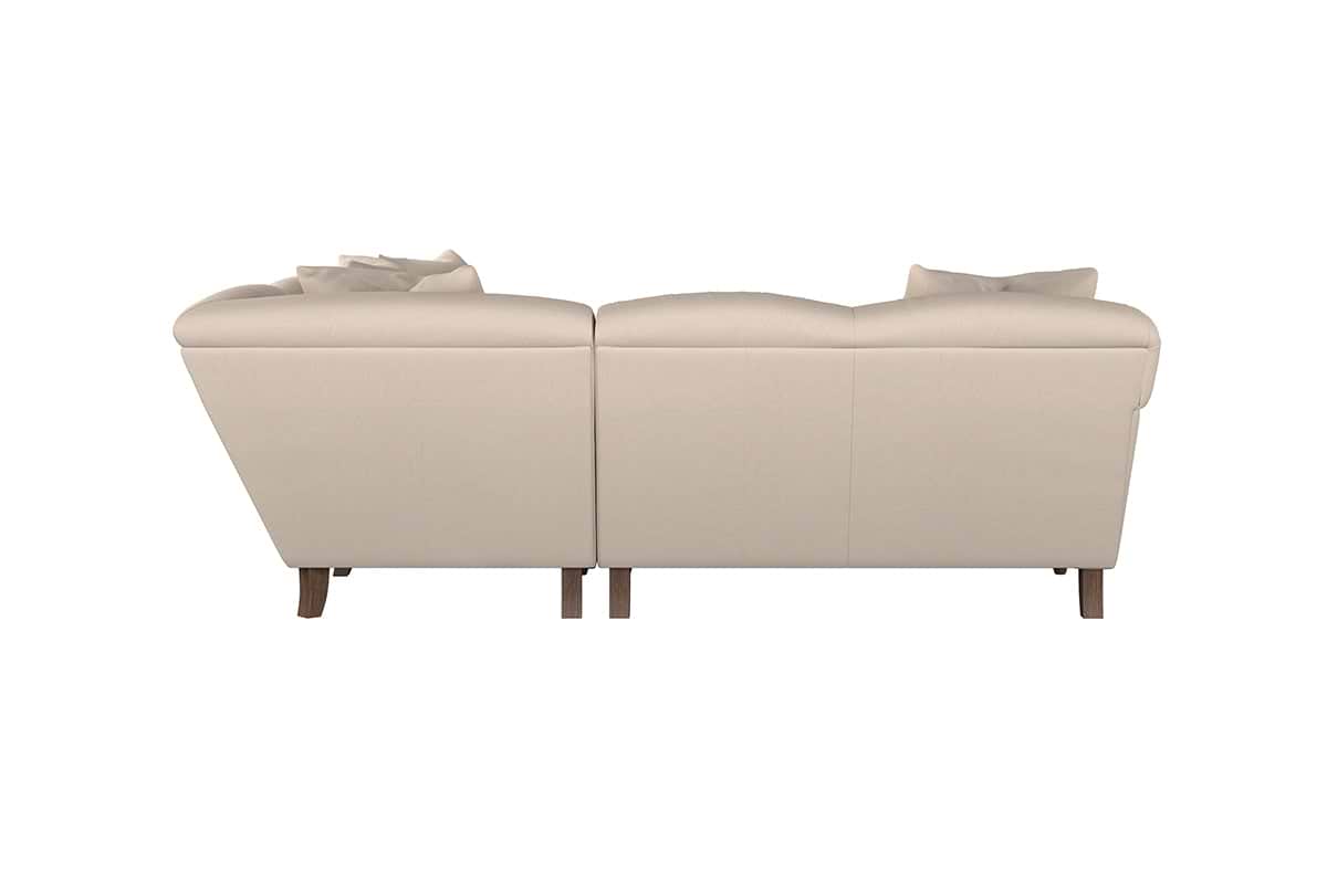 Deni Super Grand Left Hand Corner Sofa - Recycled Cotton Navy