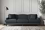 Deni Super Grand Sofa - Recycled Cotton Thunder