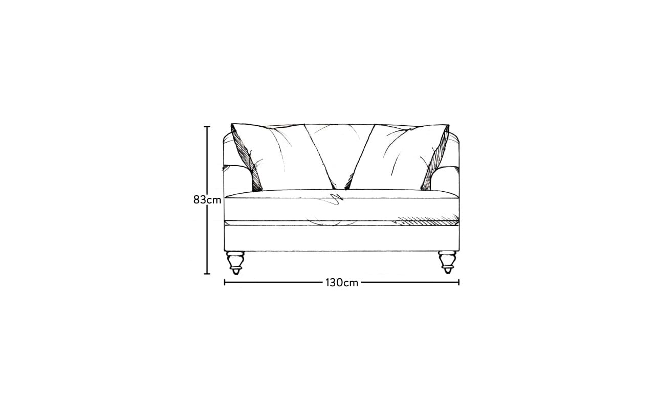 Deni Love Seat - Recycled Cotton Fatigue