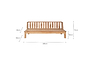Sadhi Acacia Wood Outdoor Sofa
