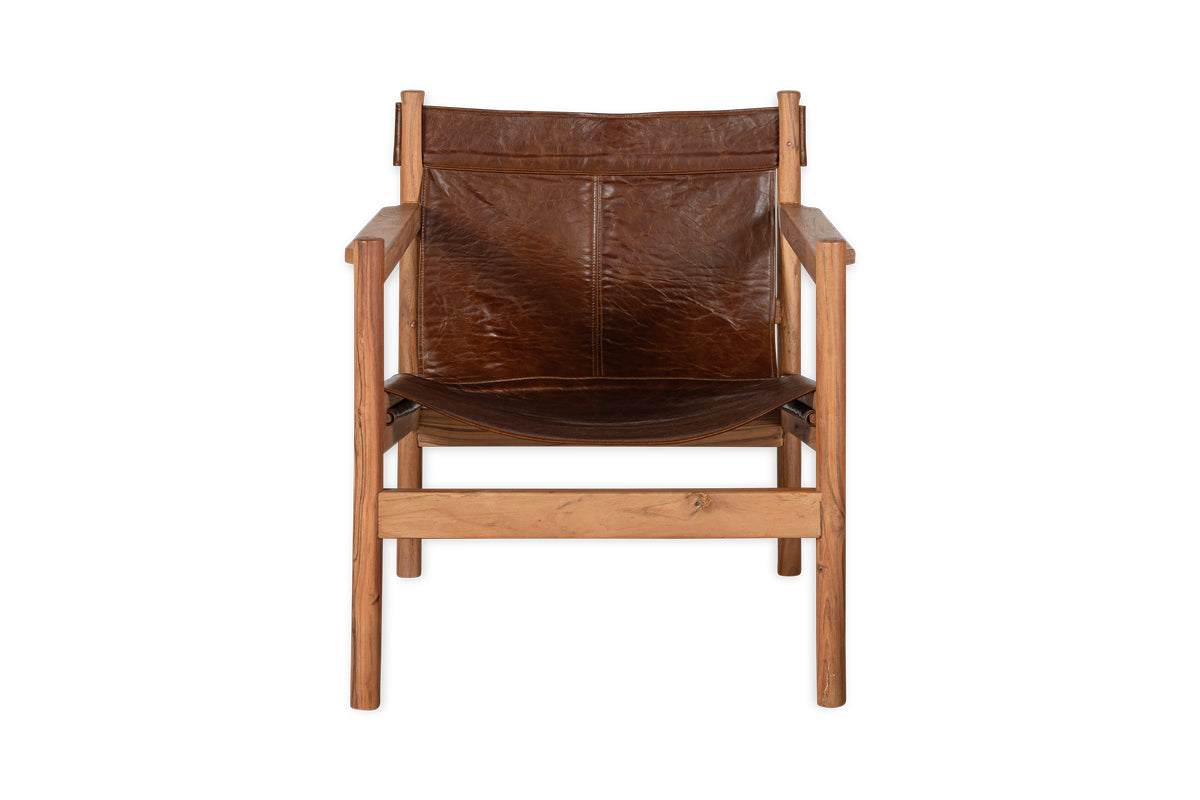 Dalibar Leather Lounger - Tan- nkuku