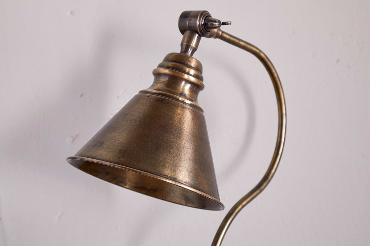 Damba Desk Lamp - Antique Brass-nkuku