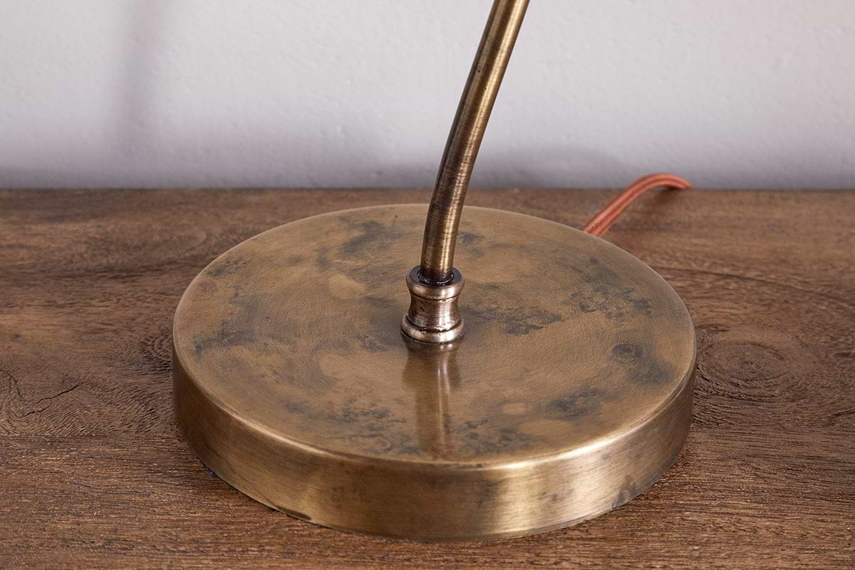 Damba Desk Lamp - Antique Brass-nkuku