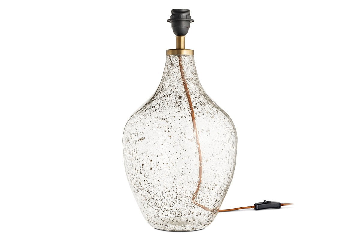 Damini Recycled Glass Table Lamp-nkuku