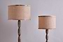 Darat Mango Wood & Jute Lampshade - Natural-nkuku