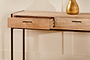 Dasai Mango Wood Console Table-nkuku