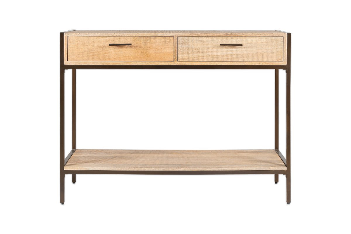 Dasai Mango Wood Console Table-nkuku