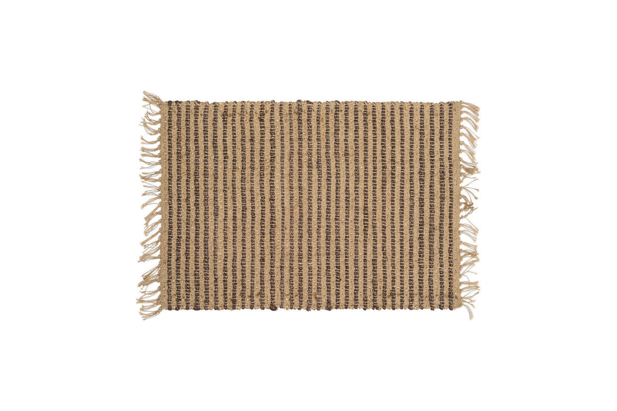 Davli Jute Doormat - Natural-nkuku