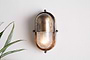 Denaya Outdoor Wall Lamp - Antique Brass-nkuku